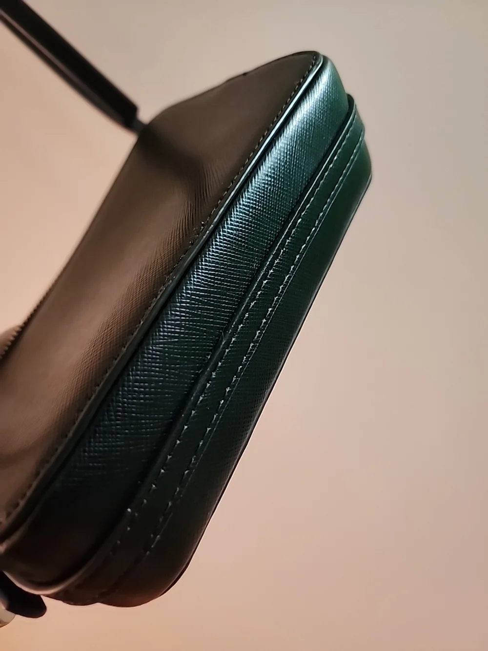 Kate Spade Lauren Black Saffiano Leather Camera Crossbody with Gold Accent - Picture 9 of 13